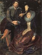 Self-Portrait with his Wife,Isabella Brant